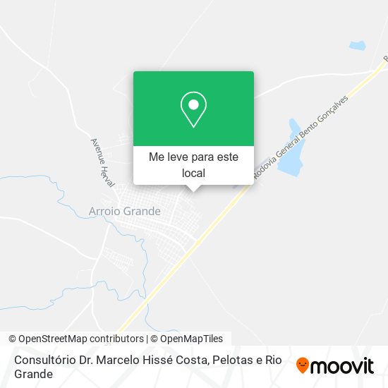 Consultório Dr. Marcelo Hissé Costa mapa