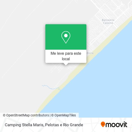 Camping Stella Maris mapa