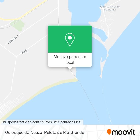 Quiosque da Neuza mapa