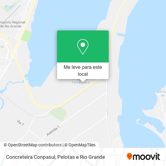 Concreteira Conpasul mapa
