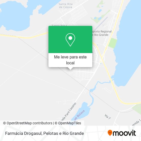 Farmácia Drogasul mapa