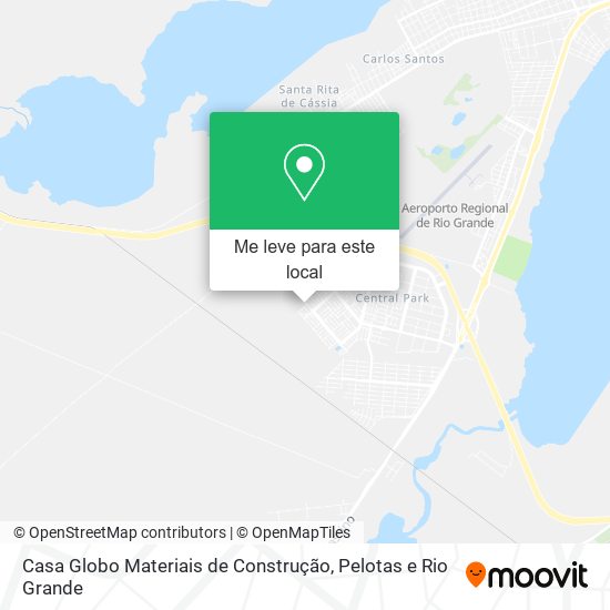 Casa Globo Materiais de Construção mapa