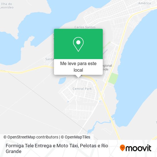 Formiga Tele Entrega e Moto Táxi mapa