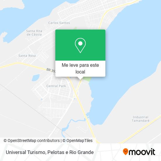 Universal Turismo mapa