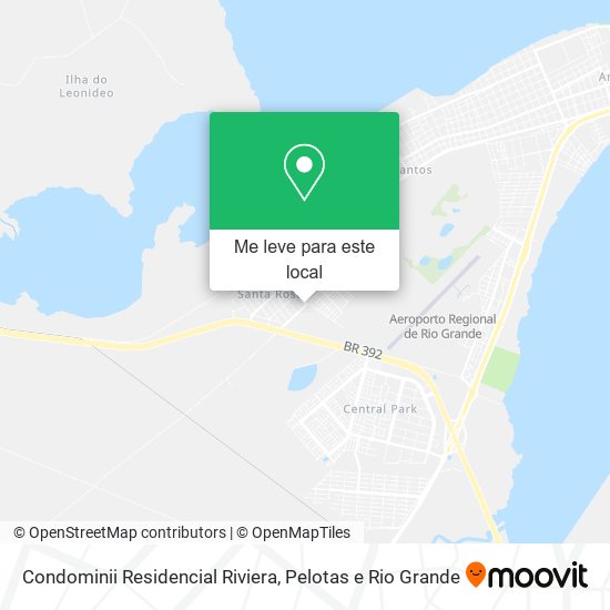 Condominii Residencial Riviera mapa