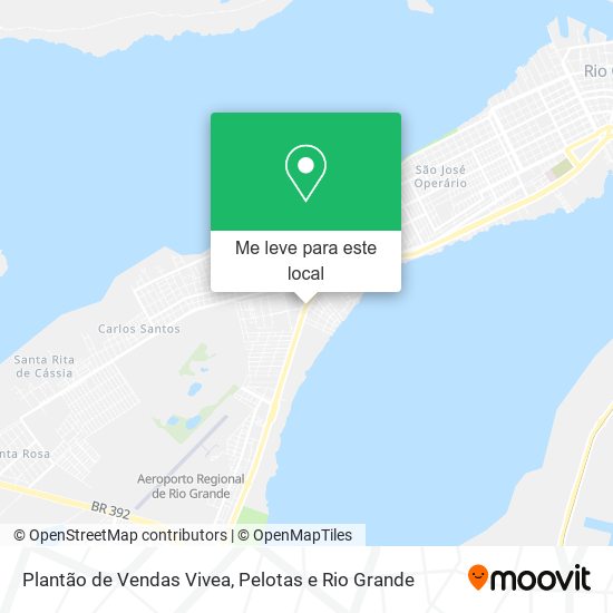 Plantão de Vendas Vivea mapa