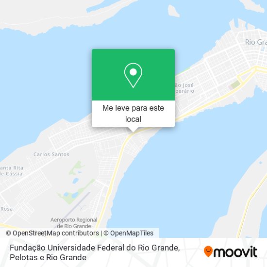 Fundação Universidade Federal do Rio Grande mapa