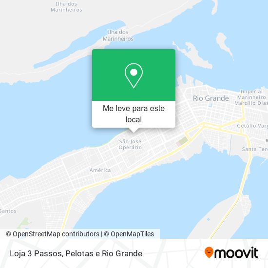 Loja 3 Passos mapa