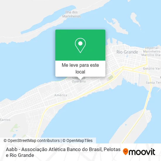 Aabb - Associação Atlética Banco do Brasil mapa