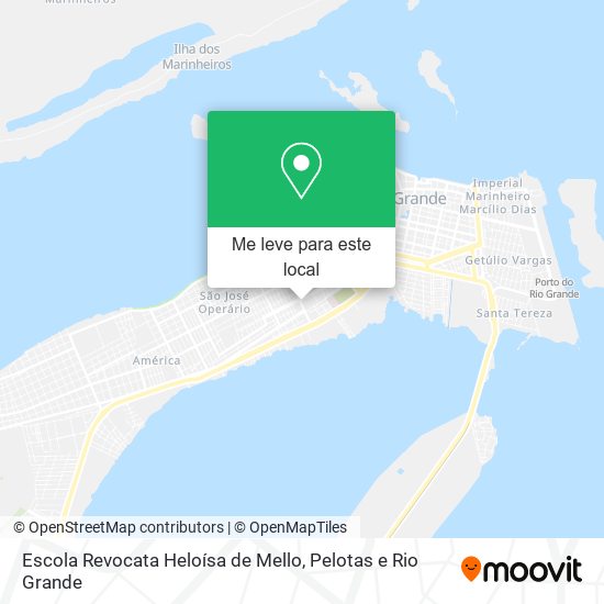 Escola Revocata Heloísa de Mello mapa