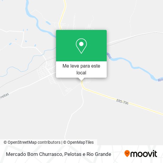 Mercado Bom Churrasco mapa