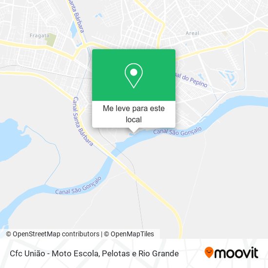 Cfc União - Moto Escola mapa