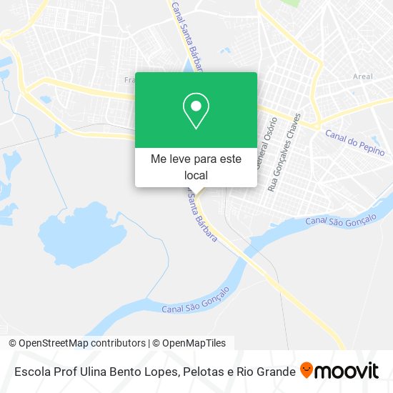 Escola Prof Ulina Bento Lopes mapa
