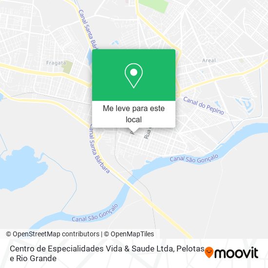 Centro de Especialidades Vida & Saude Ltda mapa