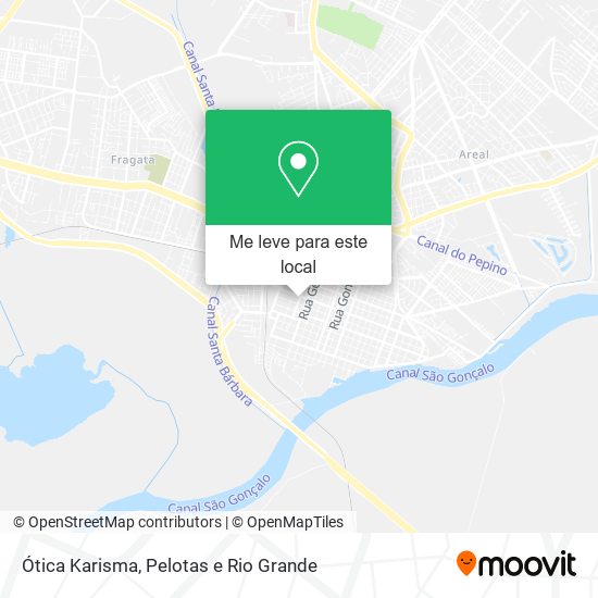 Ótica Karisma mapa