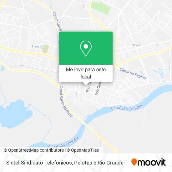 Sintel-Sindicato Telefônicos mapa