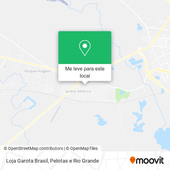 Loja Garota Brasil mapa