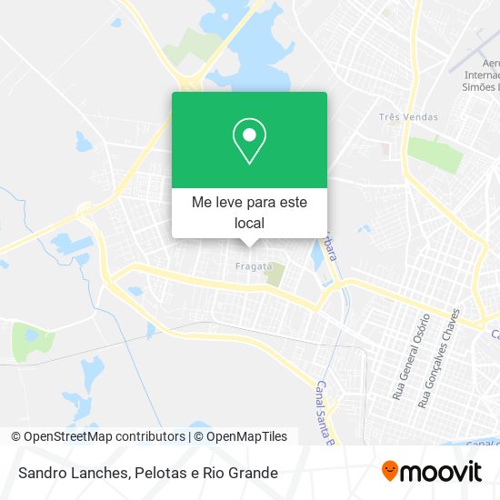 Sandro Lanches mapa