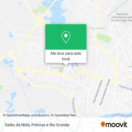 Salão da Nida mapa