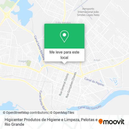 Higicenter Produtos de Higiene e Limpeza mapa