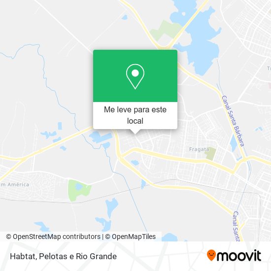 Habtat mapa