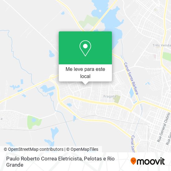 Paulo Roberto Correa Eletricista mapa