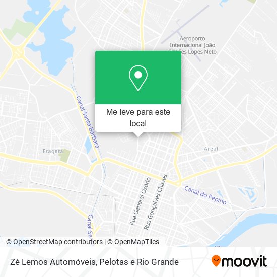 Zé Lemos Automóveis mapa