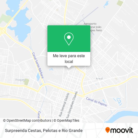 Surpreenda Cestas mapa