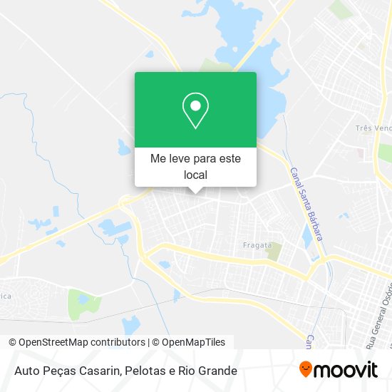 Auto Peças Casarin mapa