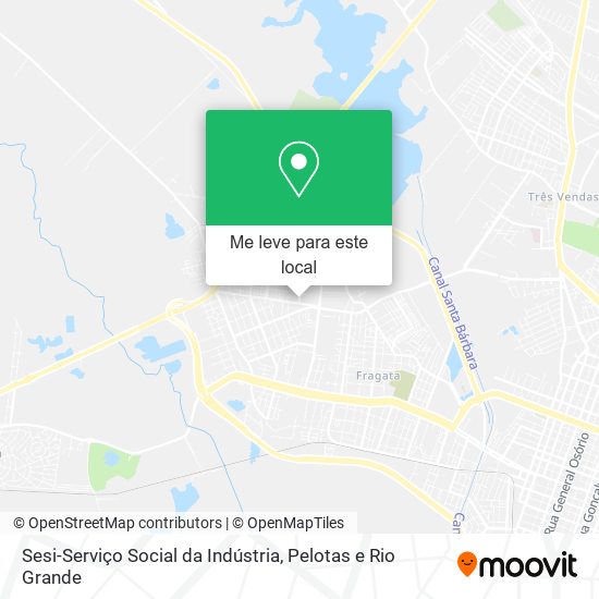 Sesi-Serviço Social da Indústria mapa