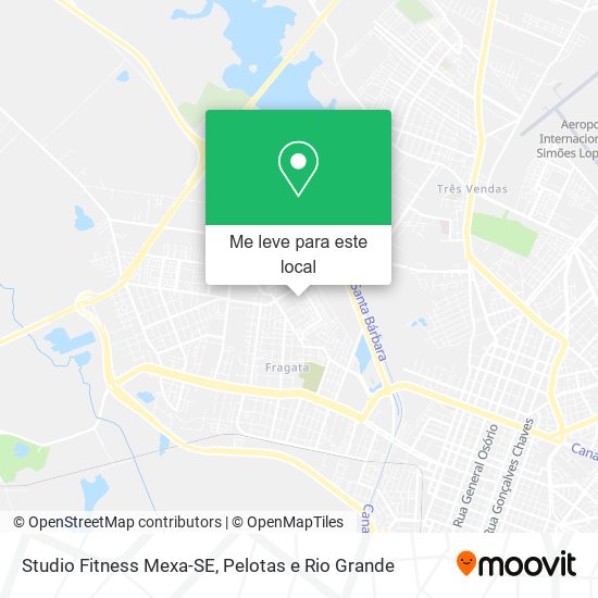 Studio Fitness Mexa-SE mapa