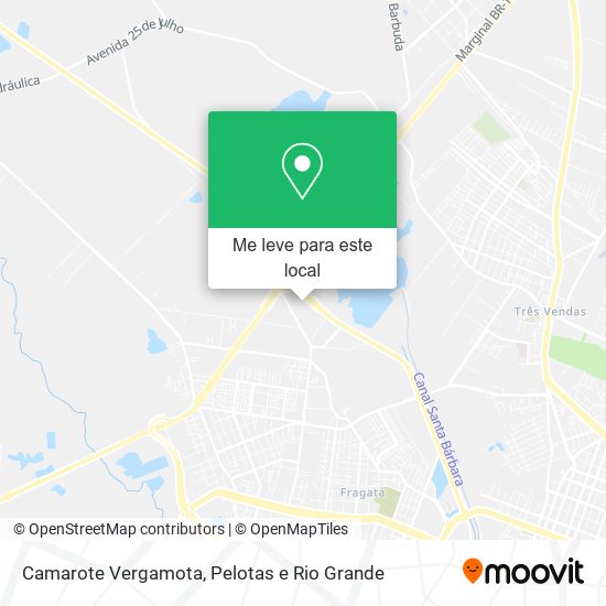 Camarote Vergamota mapa