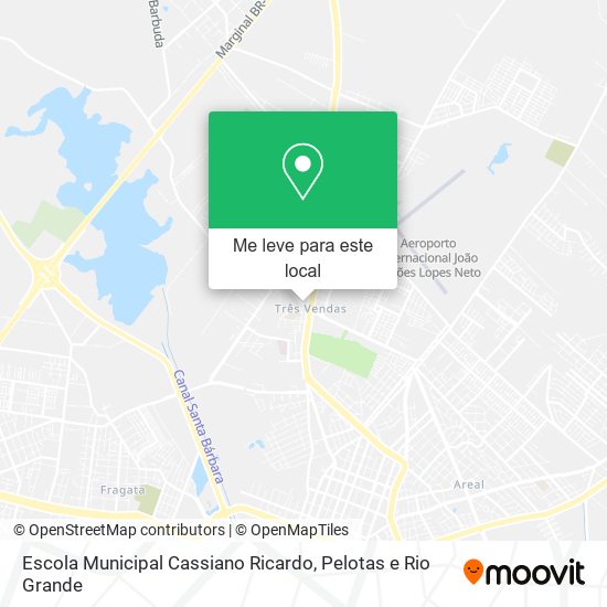 Escola Municipal Cassiano Ricardo mapa