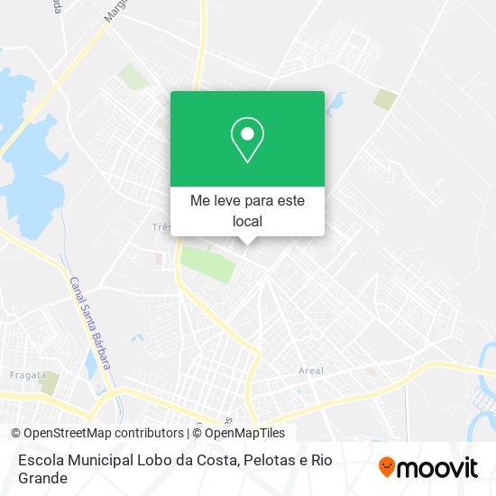 Escola Municipal Lobo da Costa mapa