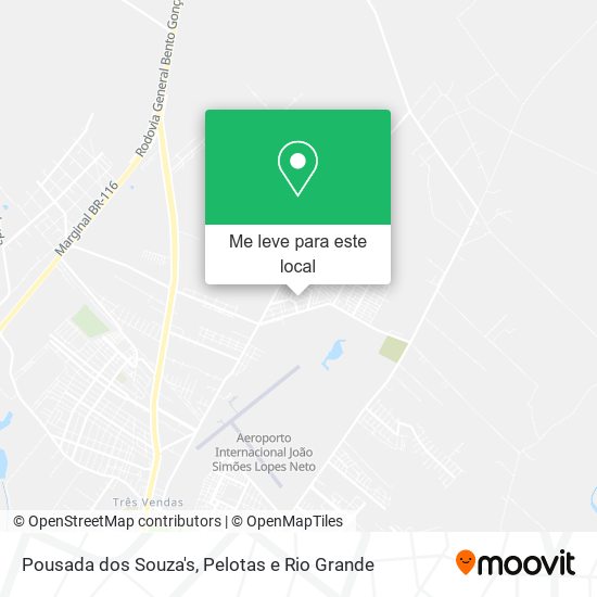 Pousada dos Souza's mapa