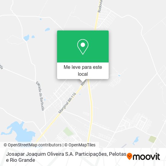 Josapar Joaquim Oliveira S.A. Participações mapa