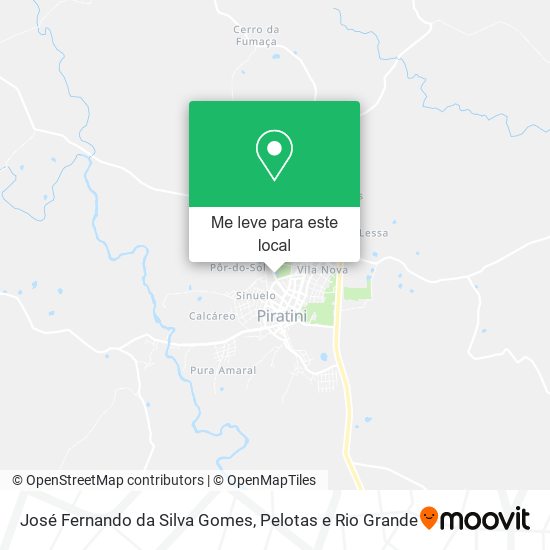José Fernando da Silva Gomes mapa