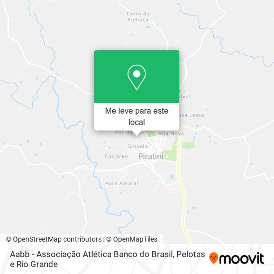 Aabb - Associação Atlética Banco do Brasil mapa