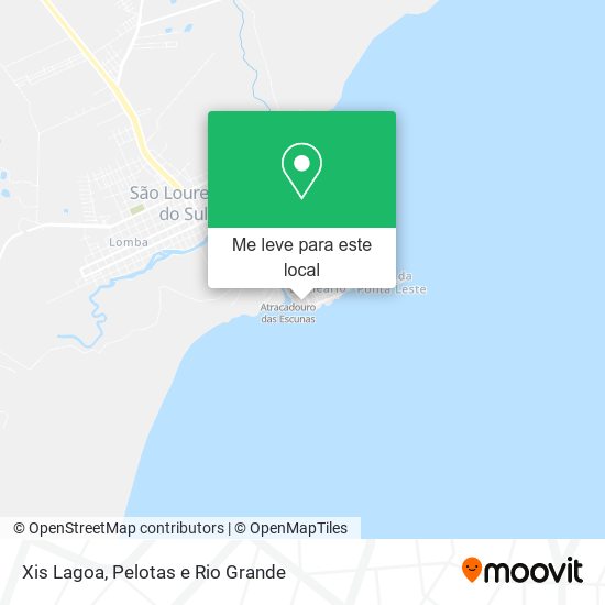 Xis Lagoa mapa