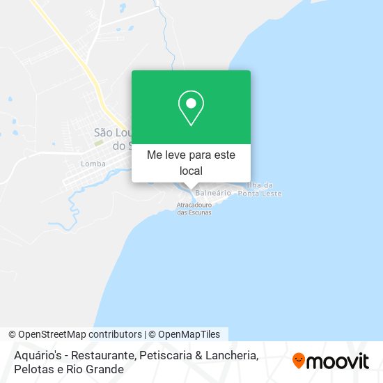 Aquário's - Restaurante, Petiscaria & Lancheria mapa