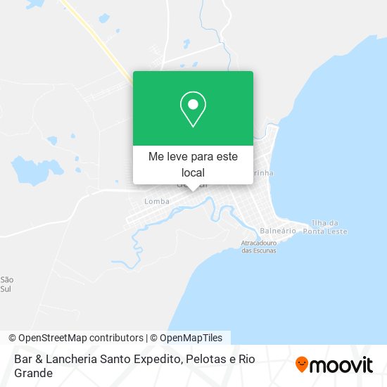 Bar & Lancheria Santo Expedito mapa
