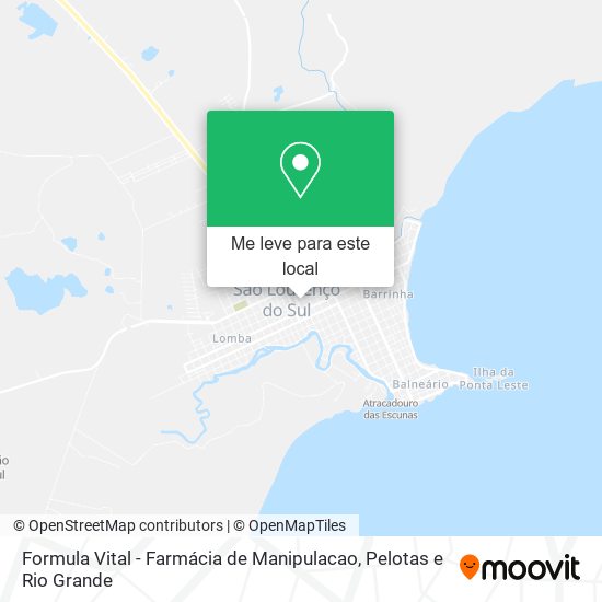 Formula Vital - Farmácia de Manipulacao mapa