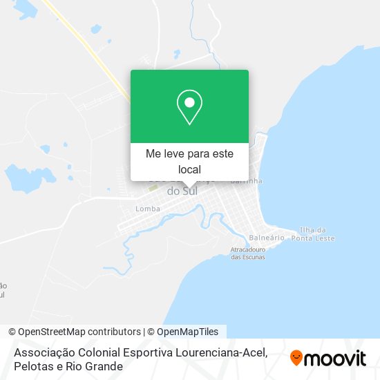 Associação Colonial Esportiva Lourenciana-Acel mapa