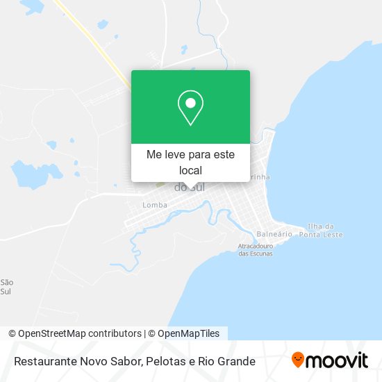 Restaurante Novo Sabor mapa