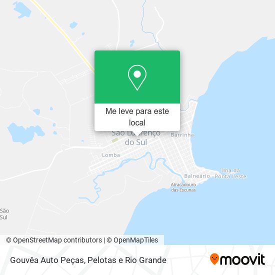 Gouvêa Auto Peças mapa