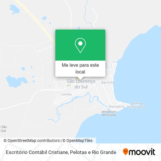 Escritório Contábil Cristiane mapa