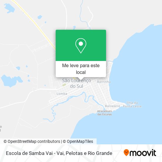 Escola de Samba Vai - Vai mapa