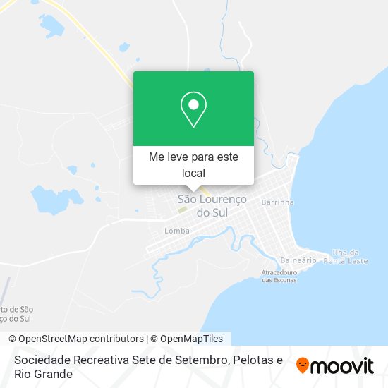 Sociedade Recreativa Sete de Setembro mapa