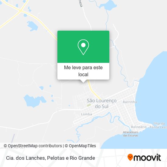 Cia. dos Lanches mapa