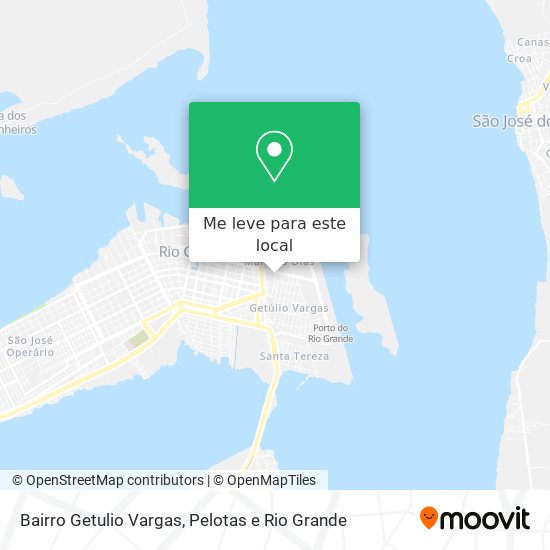 Bairro Getulio Vargas mapa